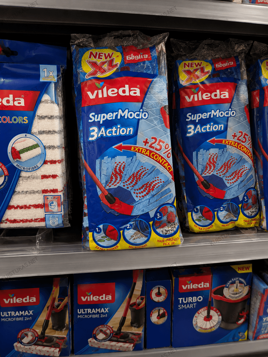 Pakaitinė šluostė „Vileda SuperMocio 3Action XL“