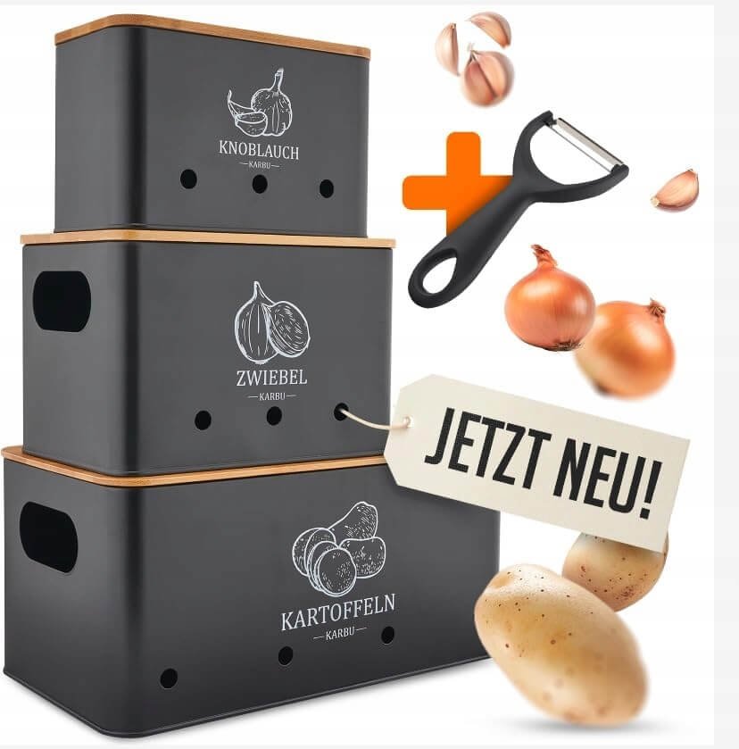 3 dalių maisto produktų dėžių rinkinys 'Karbo' - Vaizdas 4