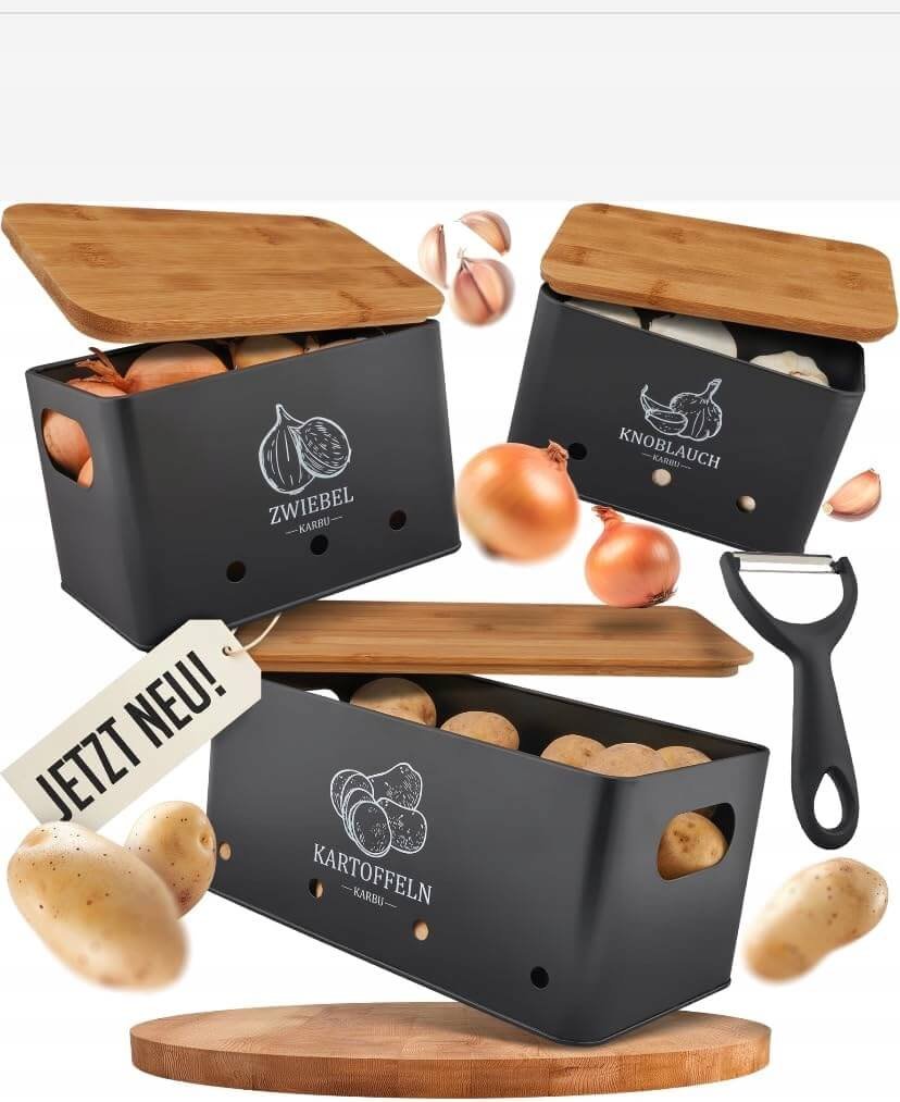 3 dalių maisto produktų dėžių rinkinys 'Karbo' - Vaizdas 5