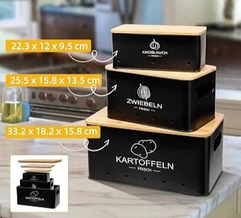 3 dalių maisto produktų dėžių rinkinys 'Karbo' - Vaizdas 7