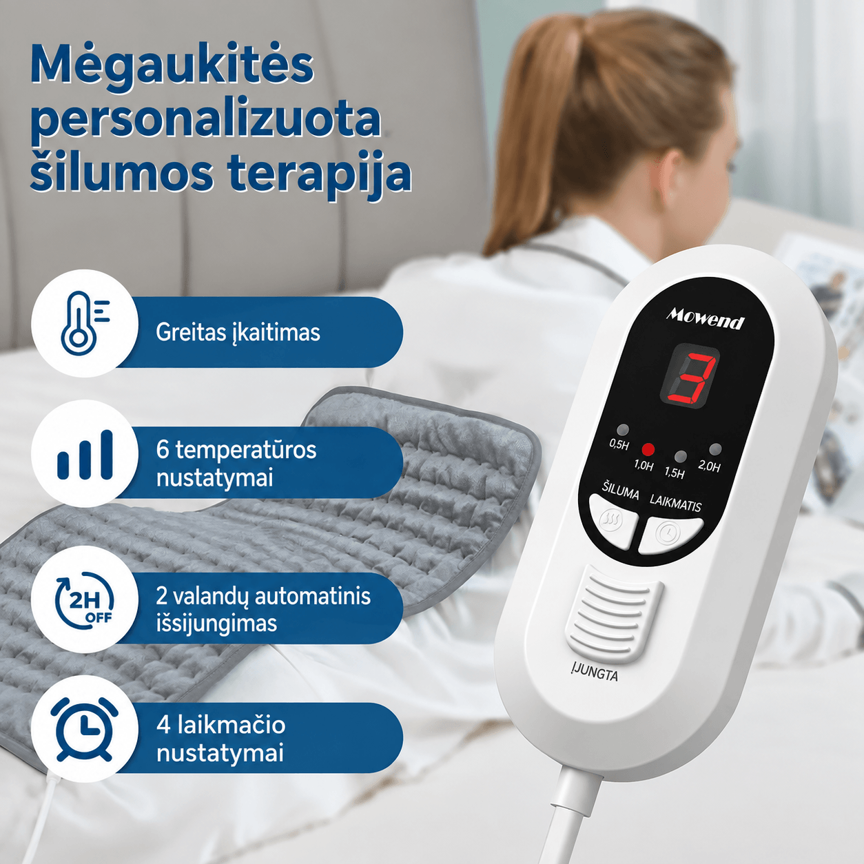 Elektrinis šildomas kilimėlis - Vaizdas 5