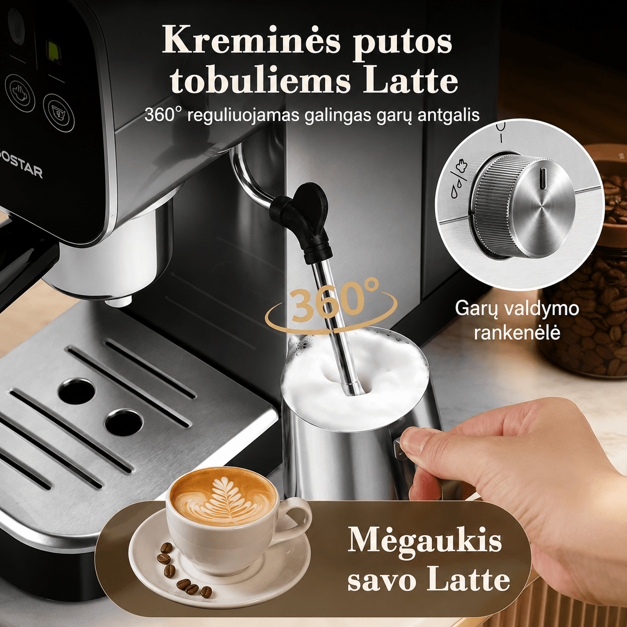 Kavos aparatas 'Barista' - Vaizdas 6