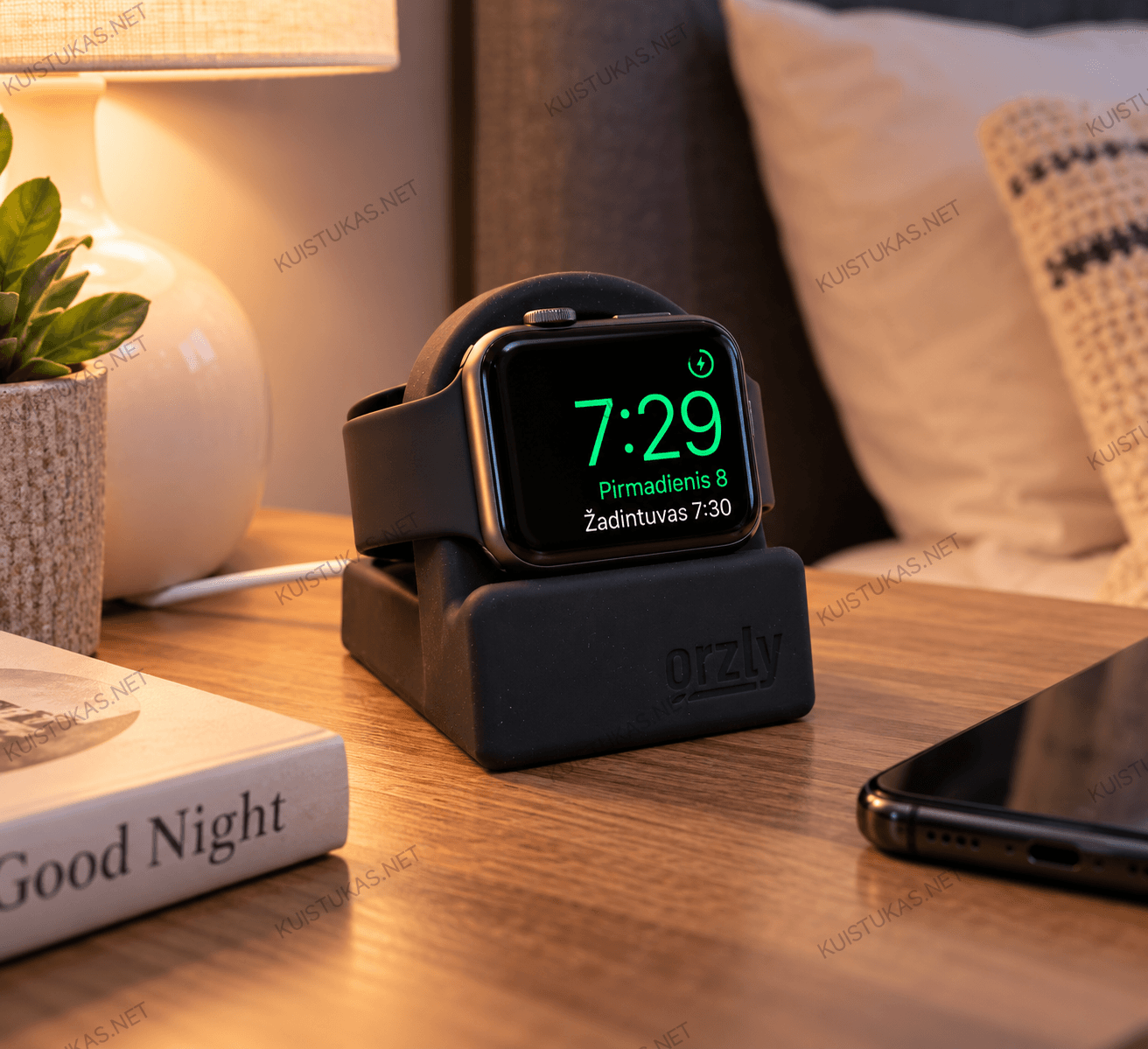 'Orzly' įkrovimo stovas Apple Watch laikrodžiui