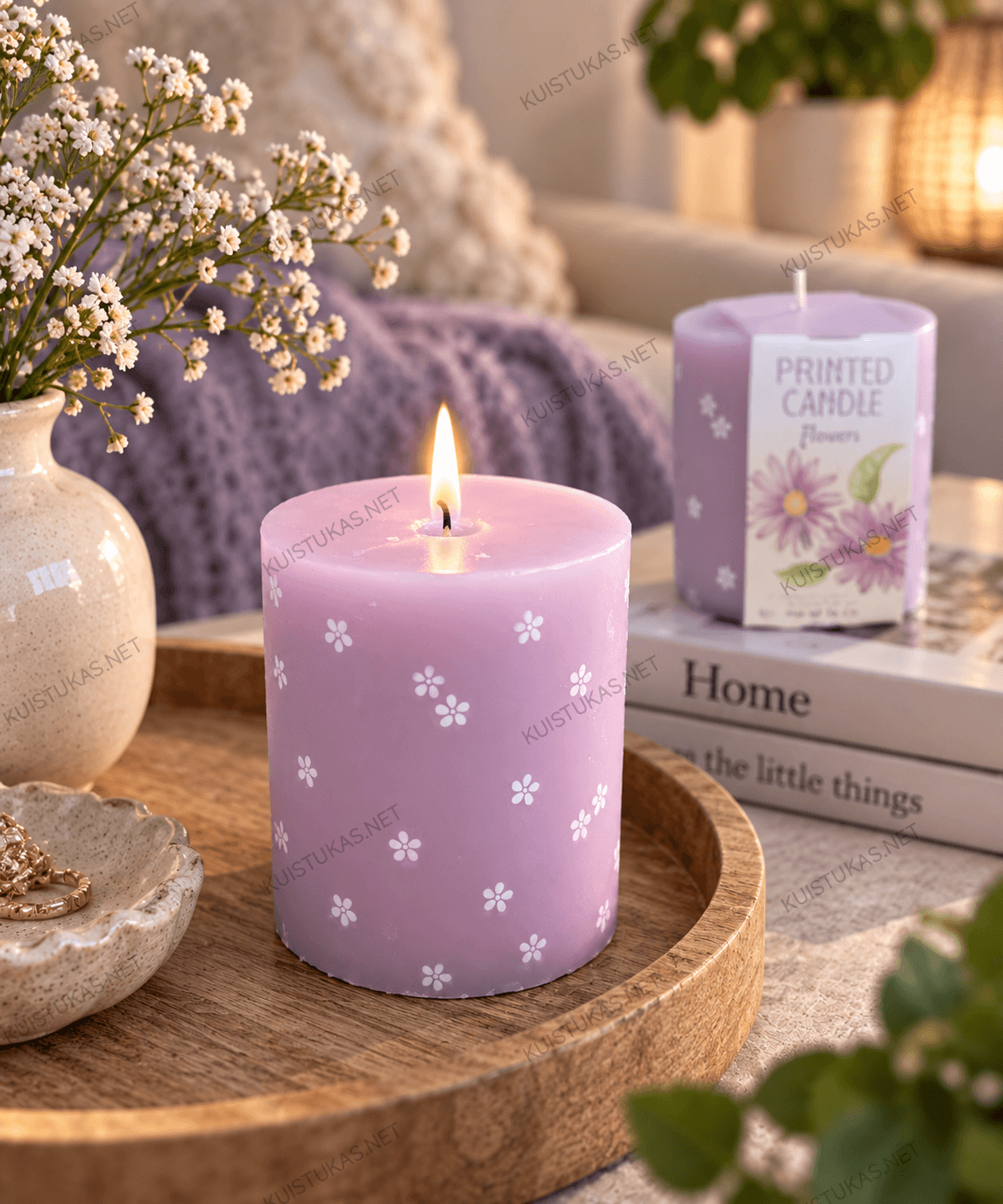 Dekoratyvinė žvakė 'Avec Lilac'