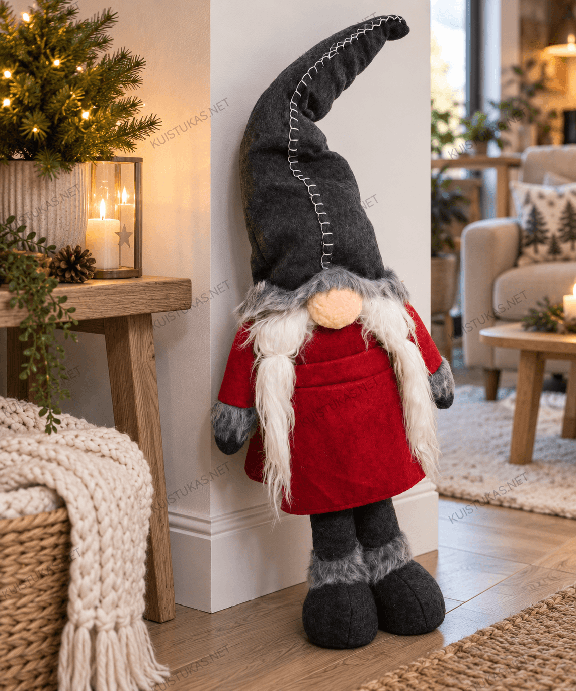Kalėdinė dekoracija – nykštukas 'Noel' - Vaizdas 3